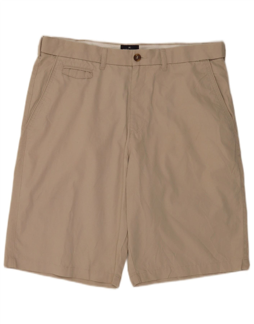 Marks & Spencer Herre Blue Harbor Chino Shorts W36 Stor Beige Bomuld