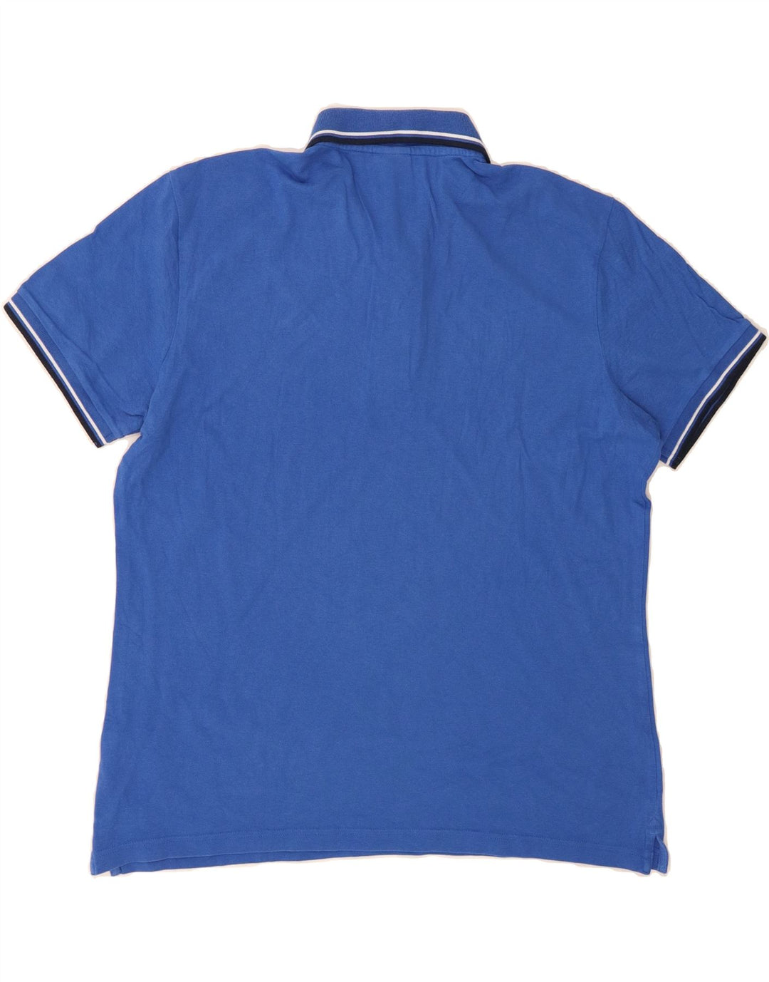 DIADORA Mens Polo Shirt 2XL Blue Cotton Vintage Diadora and Second-Hand Diadora from Messina Hembry 