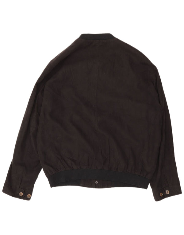 Bugatti Mens Bomber Jacket IT 54 2XL Black Polyester