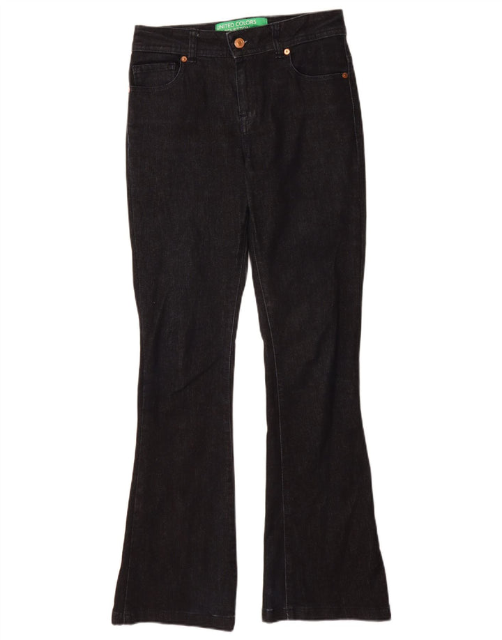 Benetton Dame Bootcut Jeans W27 L30 Marineblå Bomuld