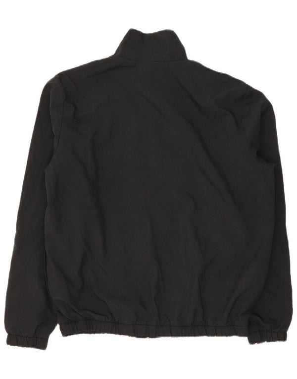 Nike Mens Tracksuit Top Jacket XL Black Colourblock Polyester
