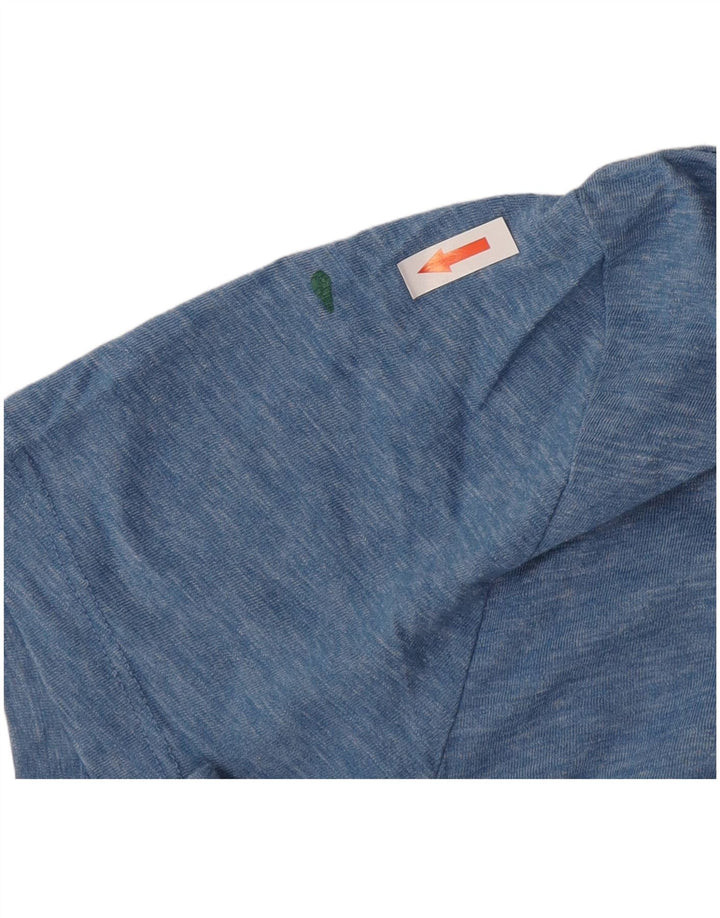 Jack Wills Herre T-shirt Top Medium Blue Flecked Bomuld