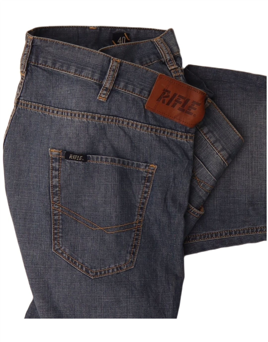 Rifle Herre Denim Shorts W40 XL Blå