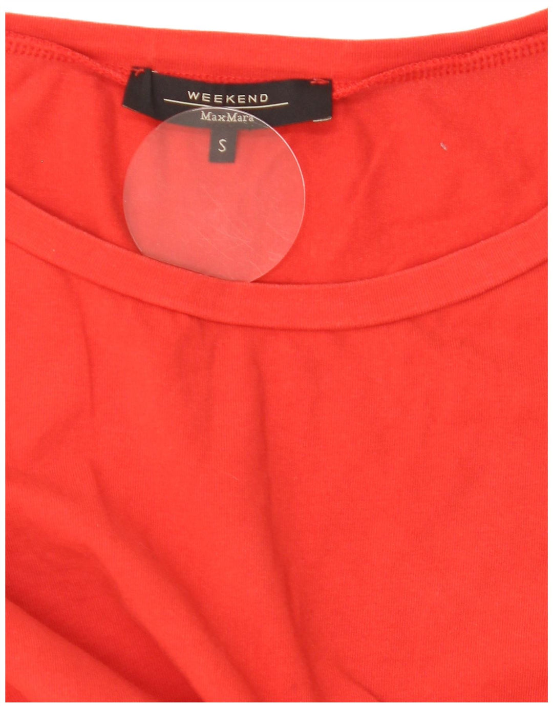 Max Mara Dame Weekend Top 3/4 ærme UK 10 Lille Rød