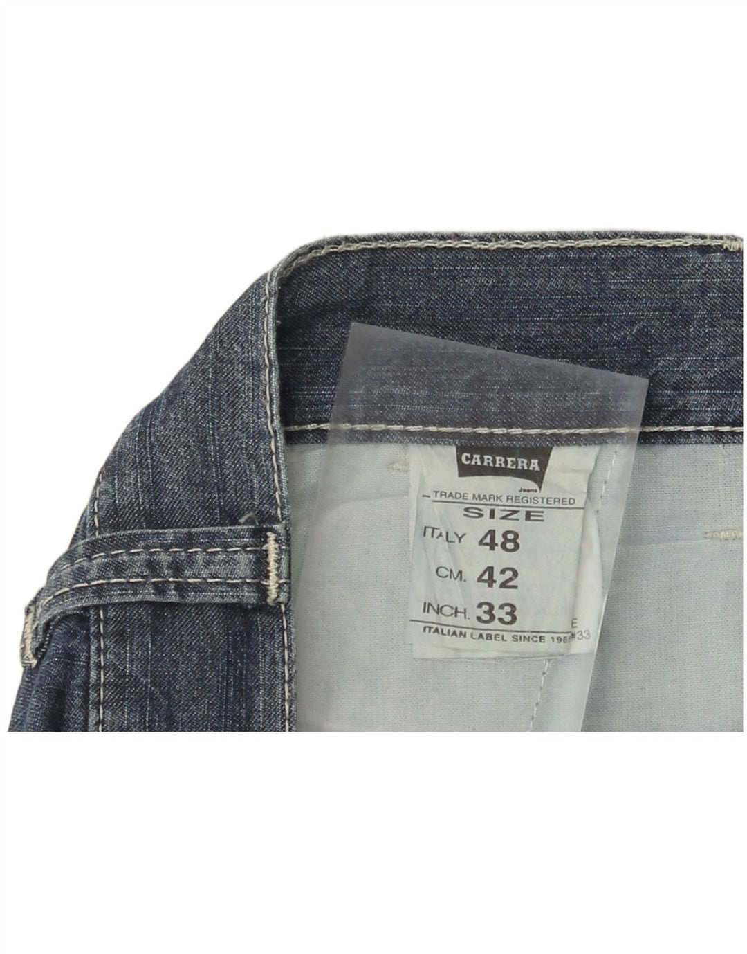 Carrera Herre Denim Shorts IT 48 Medium W33 Blå Bomuld