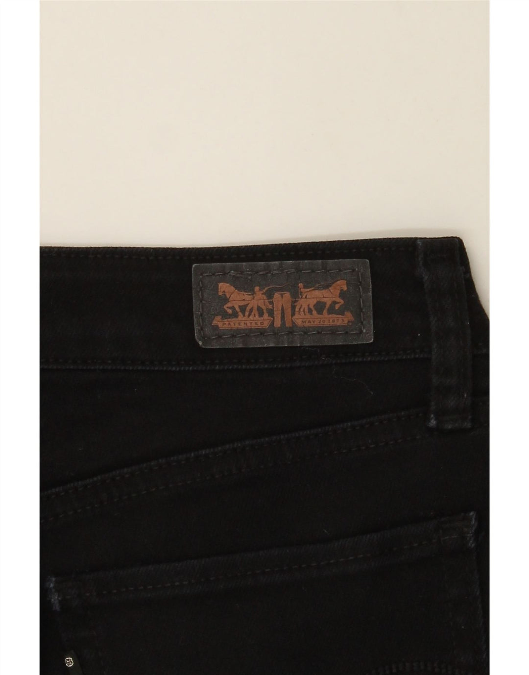 LEVI'S Womens Legging Skinny Jeans W28 L29 Black Cotton Vintage Levi's and Second-Hand Levi's from Messina Hembry 