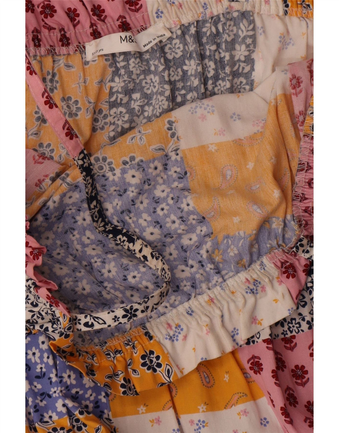 Marks & Spencer Girls Sundress 12-13 år Flerfarvet patchwork bomuld