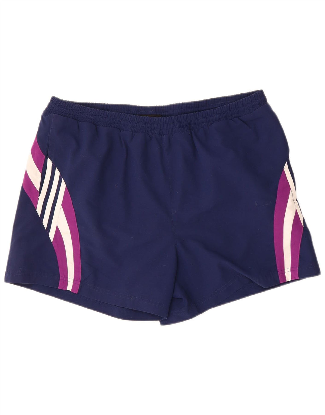 ADIDAS Mens Sport Shorts XL Navy Blue Colourblock Polyester