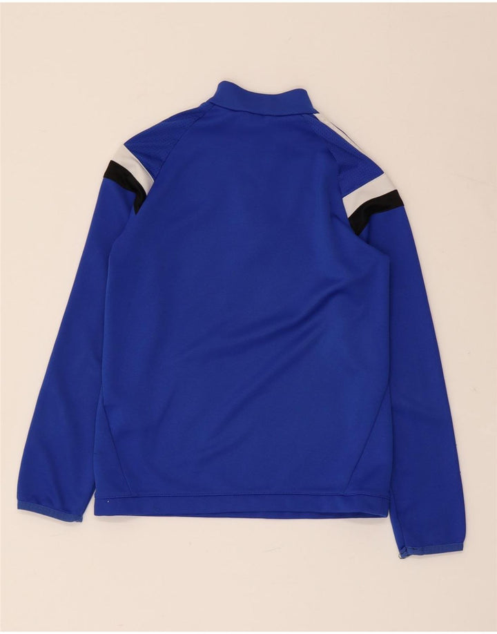 ADIDAS Boys Climacool Pullover Tracksuit Top 9-10 Years Medium Blue