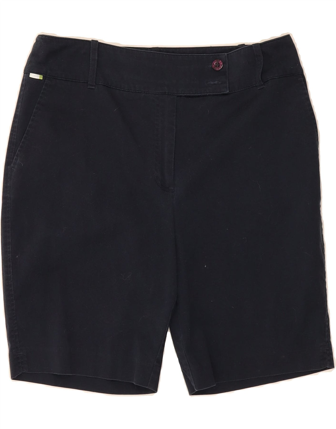 IZOD Womens Chino Shorts US 10 Large W32  Navy Blue Cotton Vintage Izod and Second-Hand Izod from Messina Hembry 