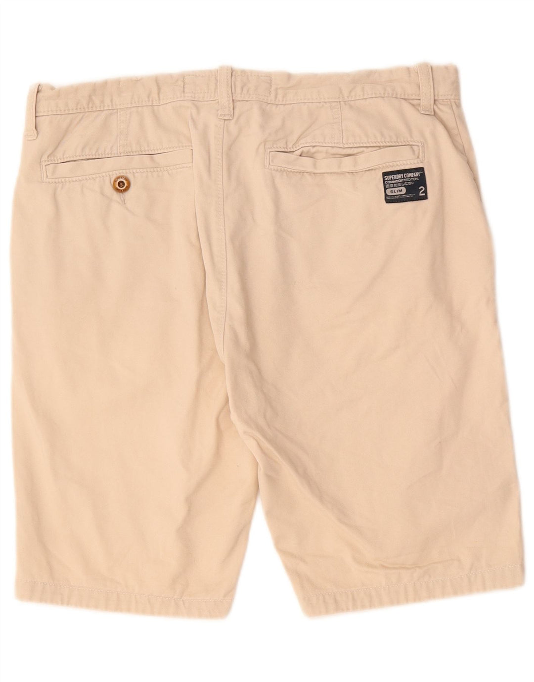 Superdry Chino Shorts til mænd store W34 Beige Bomuld