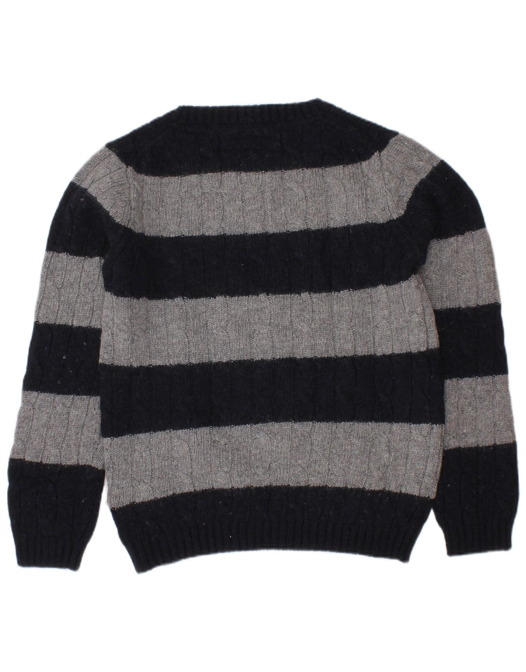 Massimo Dutti drenge sweater med rund hals 5-6 år marineblå stribet