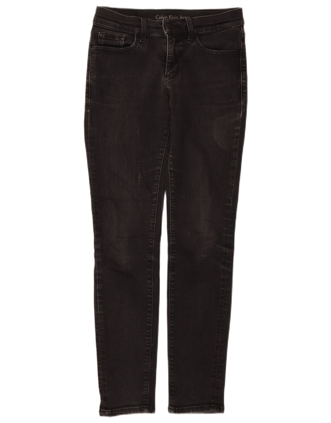 CALVIN KLEIN Dame Skinny Jeans W26 L29 Sort