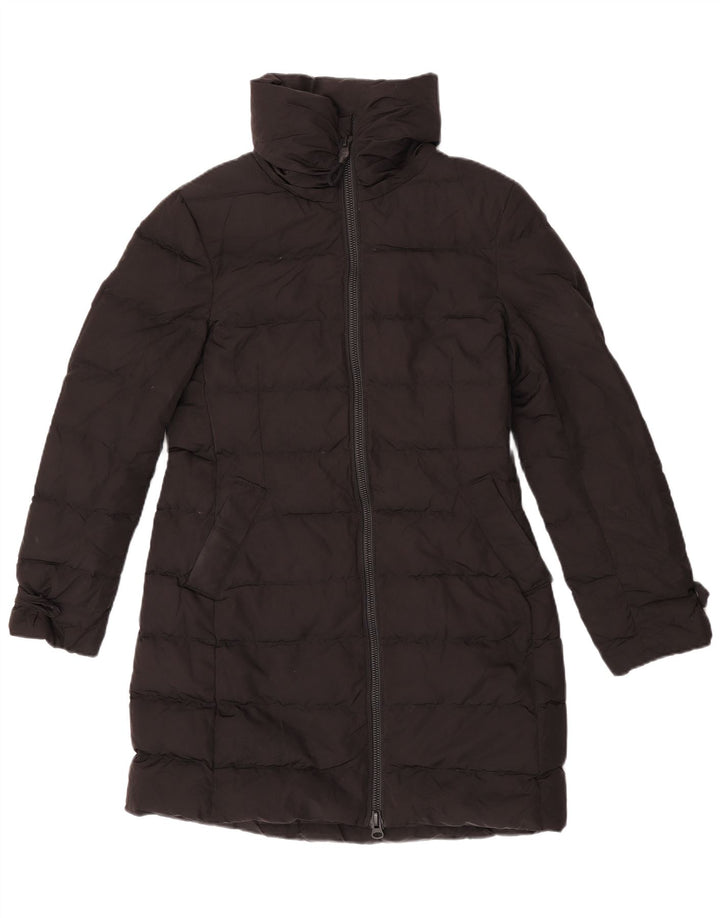 Zara Womens Polstret Frakke UK 14 Medium Black