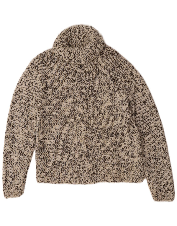 Gil Bret Dame Roll Neck Jumper Sweater UK 16 Large Off White Flecked