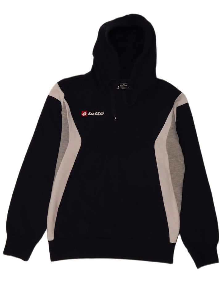 LOTTO Hættetrøje til mænd Large Navy Blue Colourblock