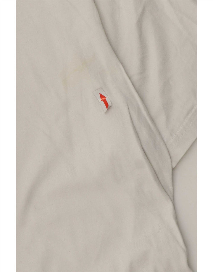 Ellesse Herre T-Shirt Top Lille Hvid Bomuld