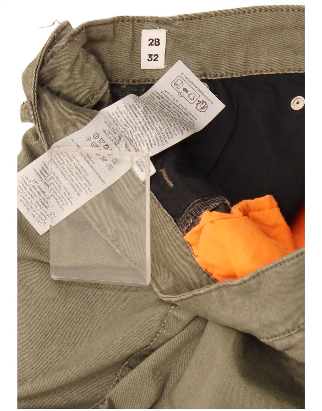 Jack & Jones Herre Slim Cargo Bukser W28 L29 Khaki Bomuld