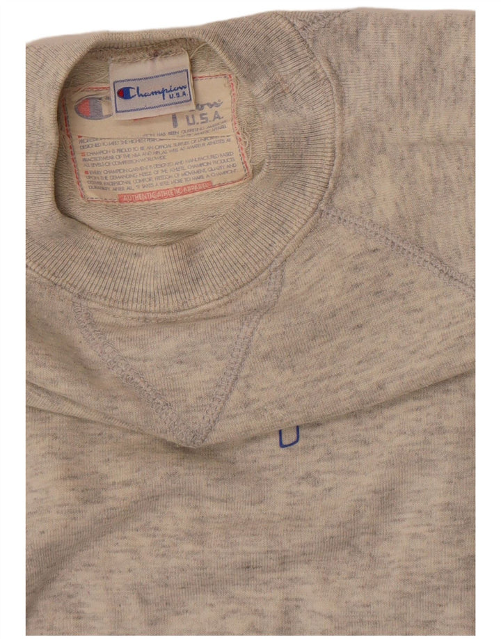 Champion Girls Grafisk Oversized Sweatshirt Jumper 9-10 år Medium Grå