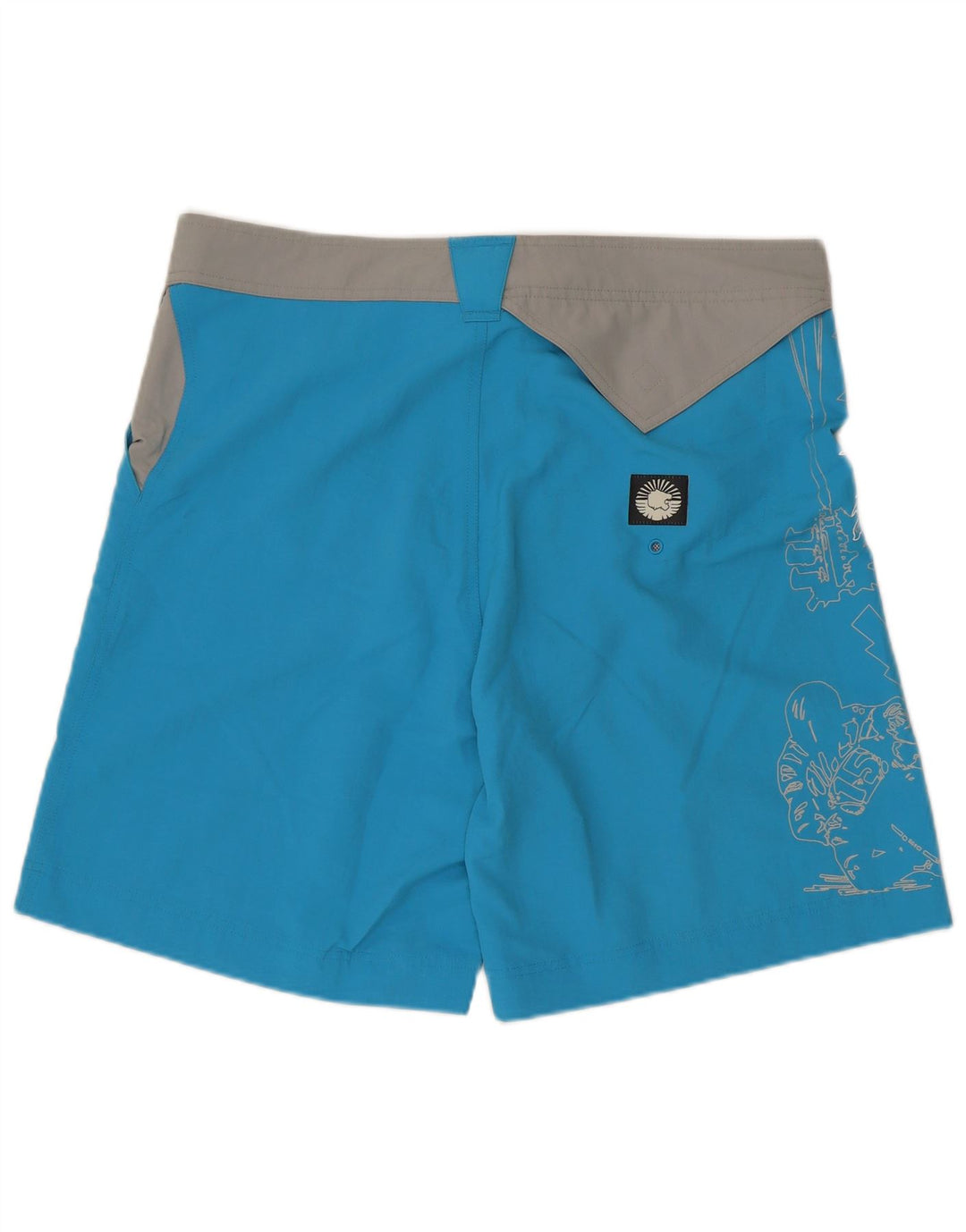 Puma Herre grafiske badeshorts store blå polyester