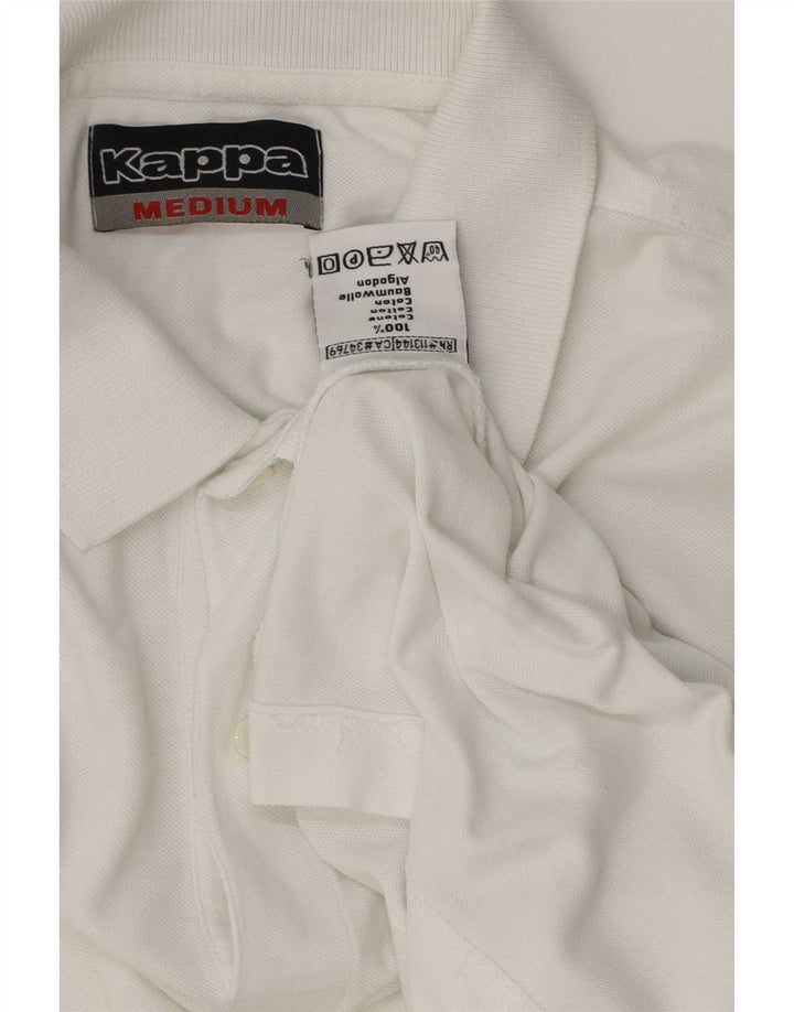 Kappa herre poloshirt Medium hvid bomuld