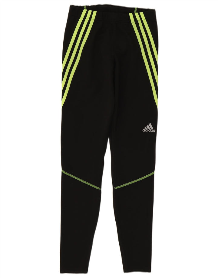 Adidas Womens Climalite Leggings UK 10 Small Black Polyester