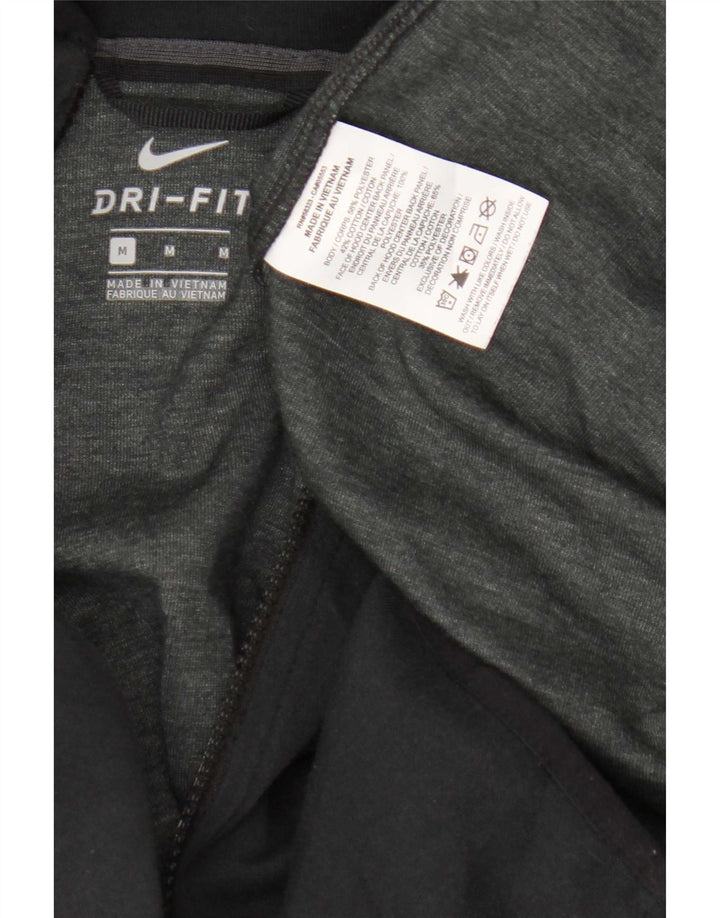 Nike Herre Unity Legends Grafisk hættetrøje med lynlås mellem sort polyester