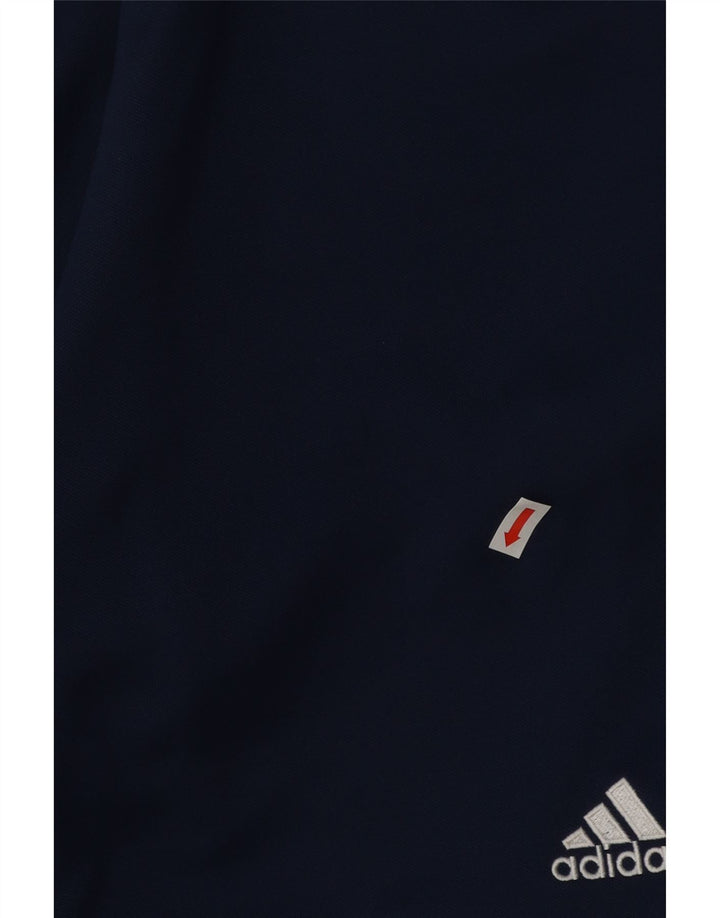 Adidas Herre Climalite Sportshorts Small Navy Blue Colourblock Polyester