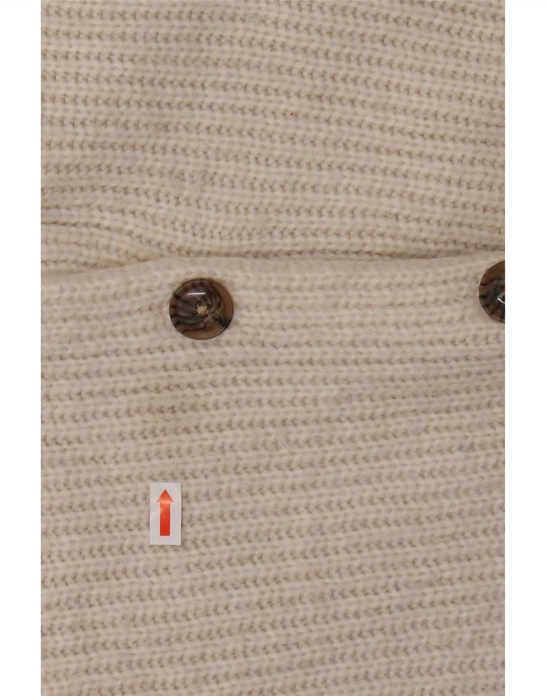 FAT FACE Womens Crop Oversized cardigan sweater UK 10 Small White Nylon