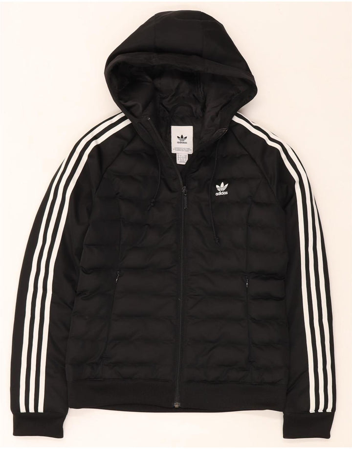 Adidas hættejakke til kvinder UK 10 Lille sort polyester