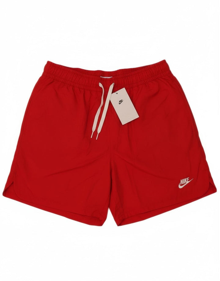 Nike badeshorts til mænd, små røde polyester