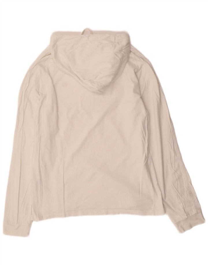 Champion Dame Hættetrøje Jumper UK 14 Medium Off White Bomuld