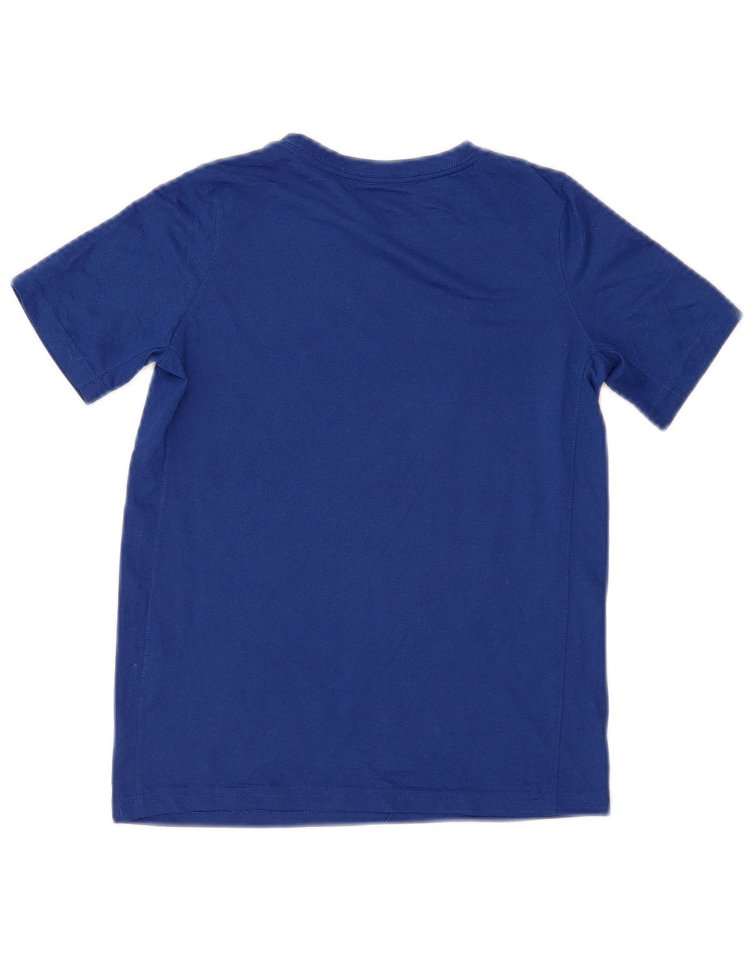 Nike Boys Dri Fit grafisk T-shirt top 9-10 år blå polyester