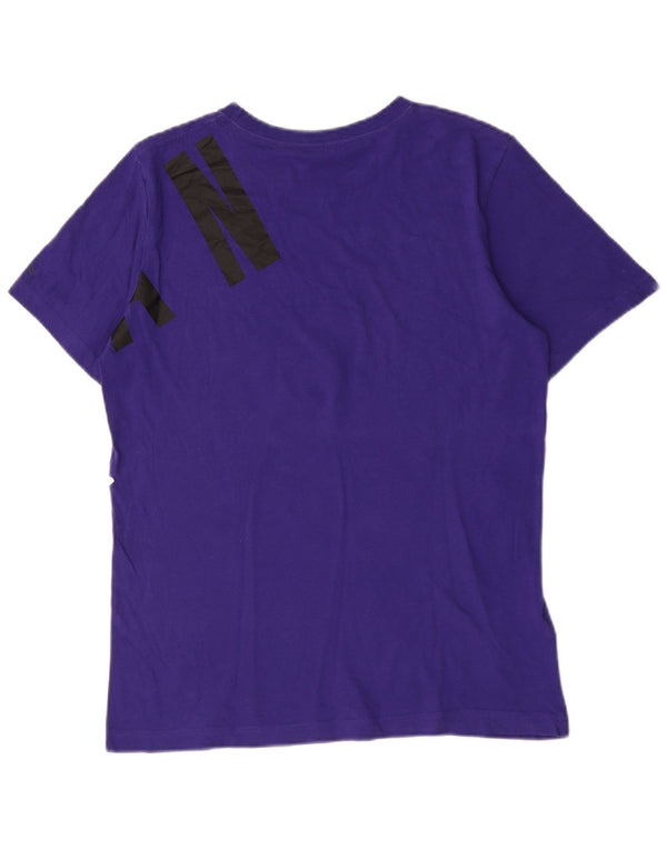 Jordan Boys Grafisk T-Shirt Top 13-14 år XL Lilla Bomuld