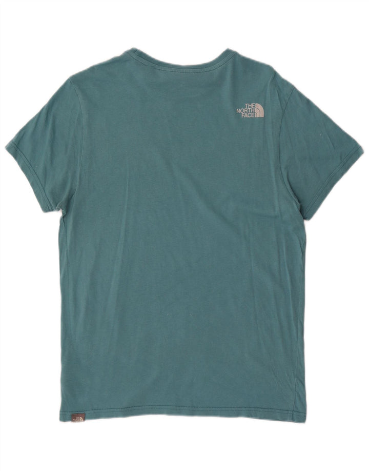 The North Face Herre T-Shirt Top Lille Blå Bomuld