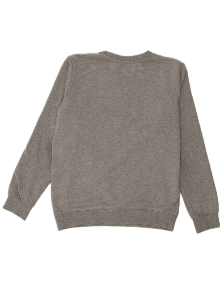 Pyrex Graphic Sweatshirt Jumper UK 10 lille grå bomuld