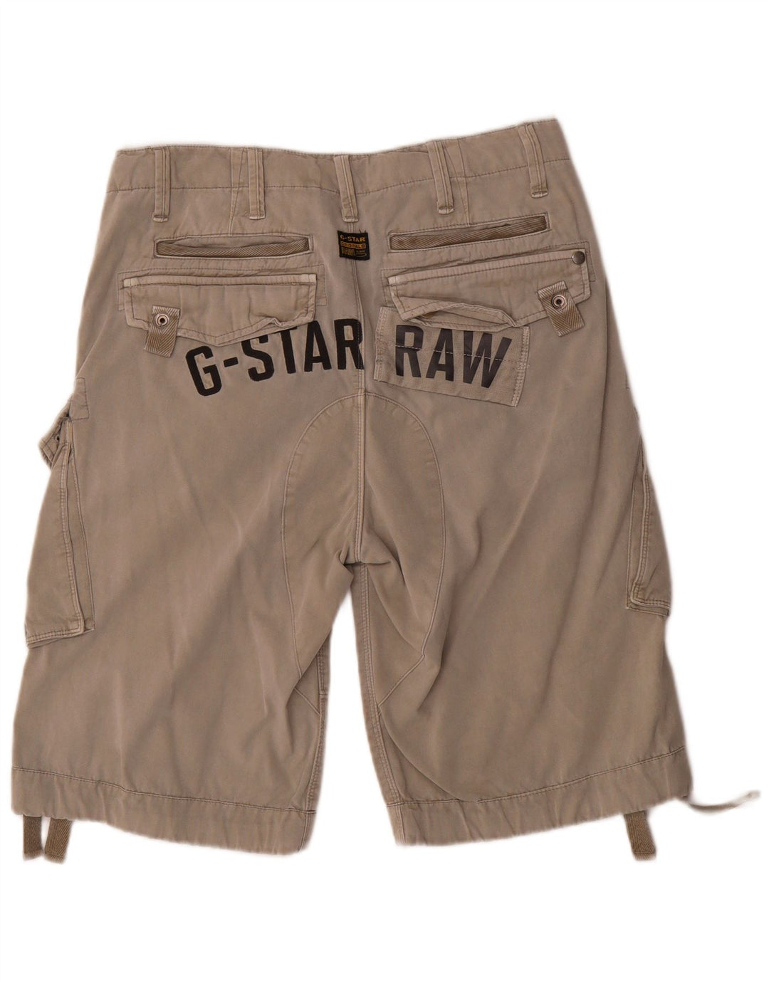 G-STAR Herre 3301 grafiske cargo-shorts W32 mellemgrå