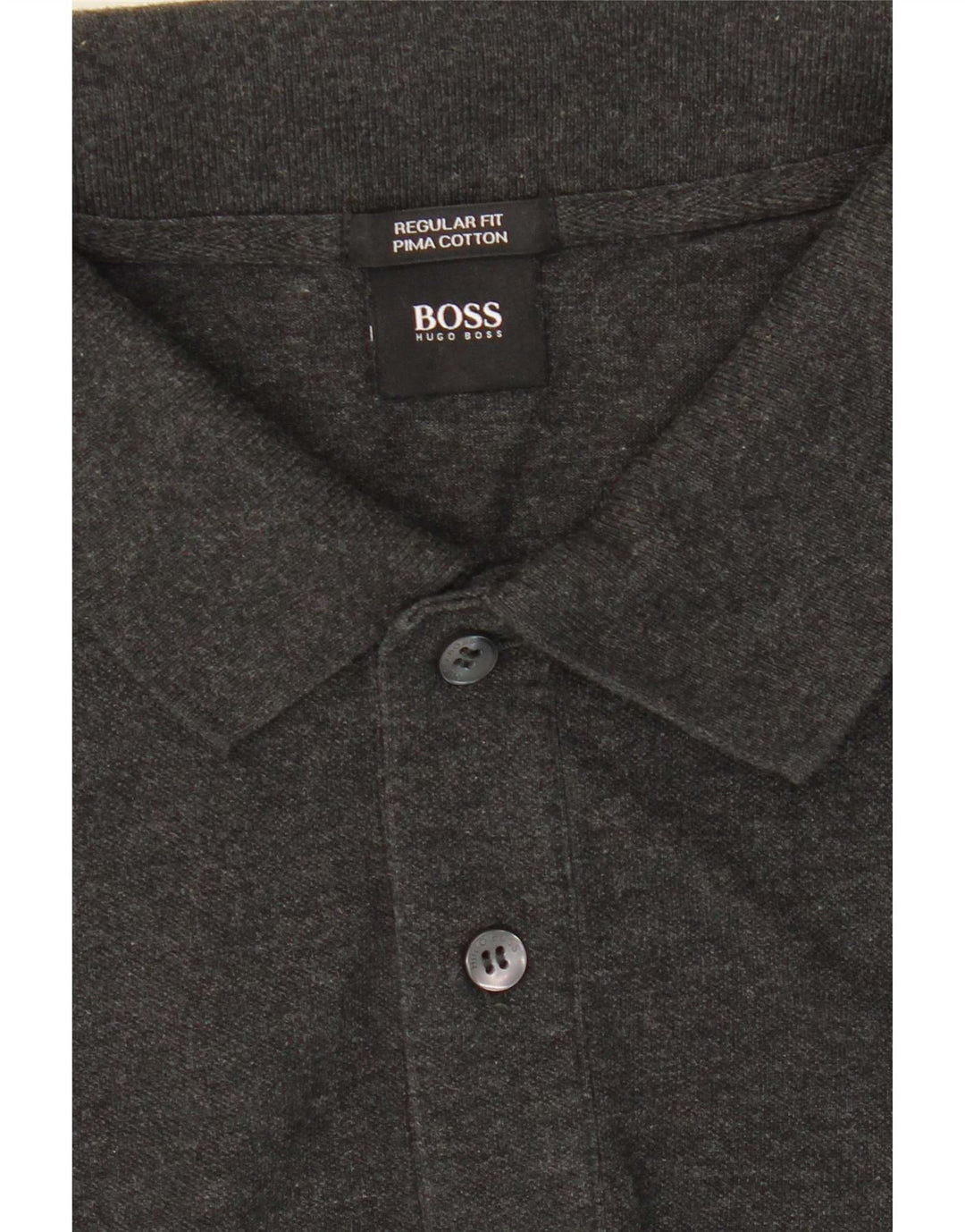 Hugo Boss Herre Regular Fit Polo Shirt 3XL Grå Bomuld