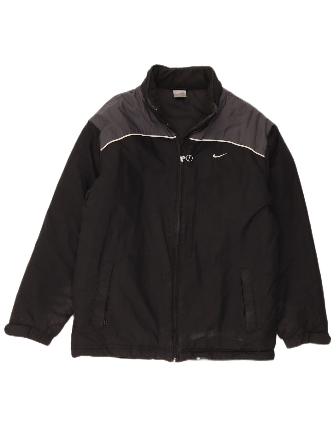 Nike Boys Windbreaker Jacket 13-14 år XL Sort Colourblock Nylon