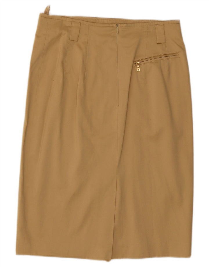 BOGNER Dame 4-knaps 2-delt nederdelsæt US 10 Large W29 Beige Bomuld