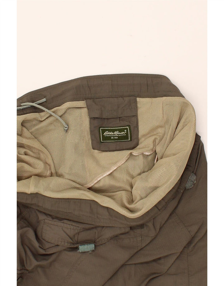 EDDIE BAUER Mens Cargo Shorts W38 XL Brown Nylon Vintage Eddie Bauer and Second-Hand Eddie Bauer from Messina Hembry 