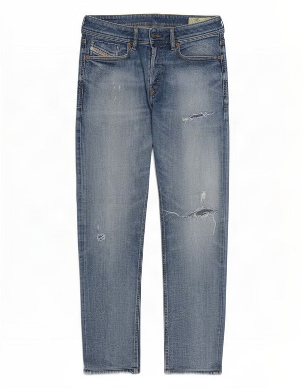 Diesel Herre Sleenker-J-N Skinny Slim Jeans W33 L28 Blå Bomuld