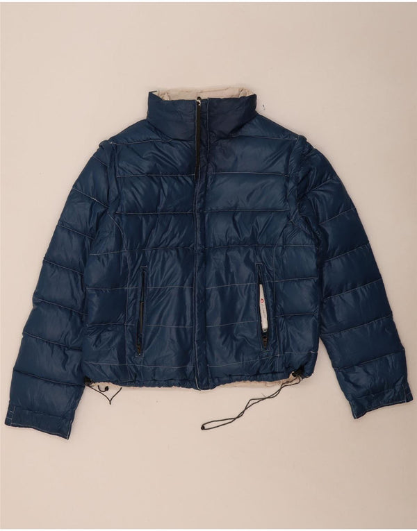 Dolomite Womens Crop grafisk polstret jakke UK 18 XL Blue Colourblock