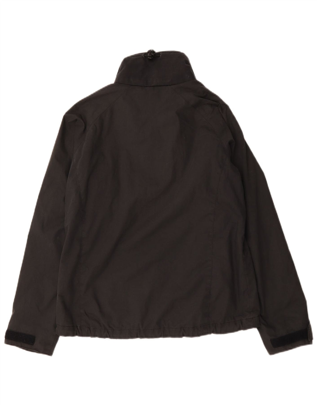 Jack Wolfskin Dame Regnjakke UK 12/14 Medium Sort Polyester