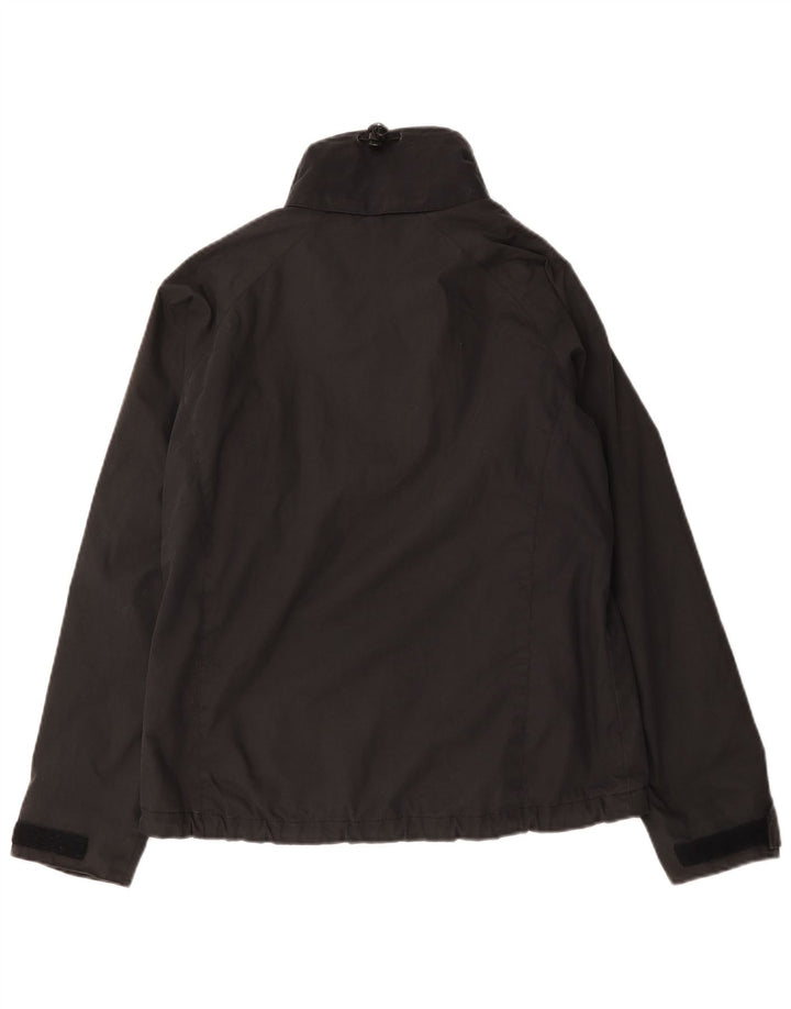 Jack Wolfskin Dame Regnjakke UK 12/14 Medium Sort Polyester