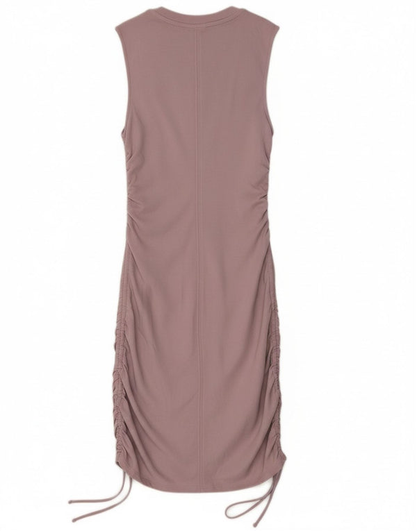 Zara Womens Sleeveless Bodycon Dress UK 12 Medium Purple