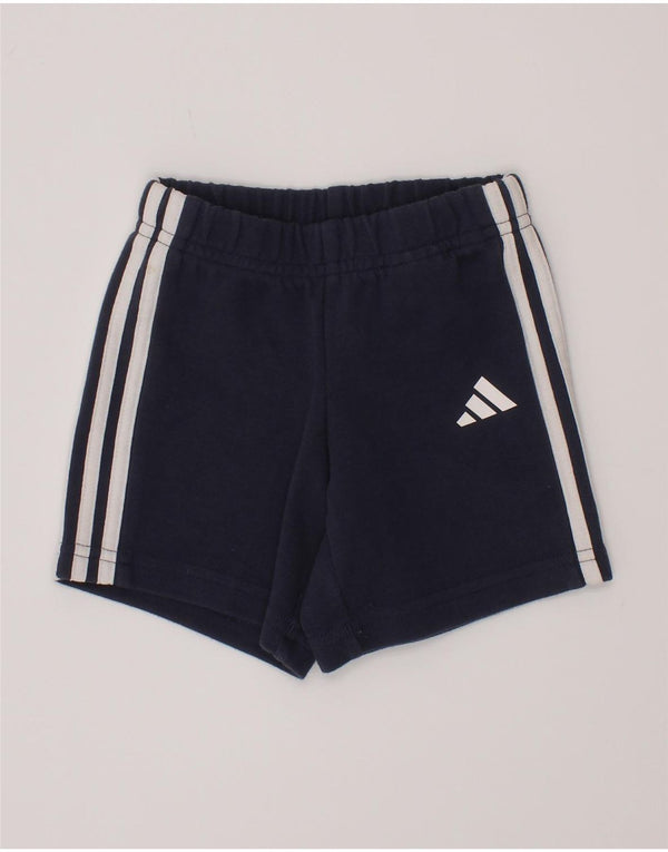 Adidas Baby Boys Sportsshorts 9-12 Måneder Marineblå Bomuld