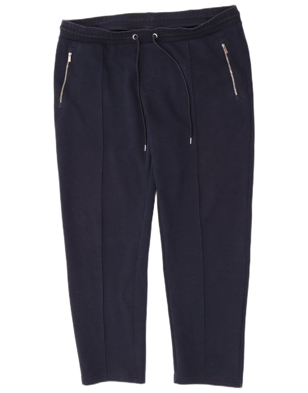 Marks & Spencer Womens Autograph Træningsdragt Bukser UK 18 XL Navy Blue