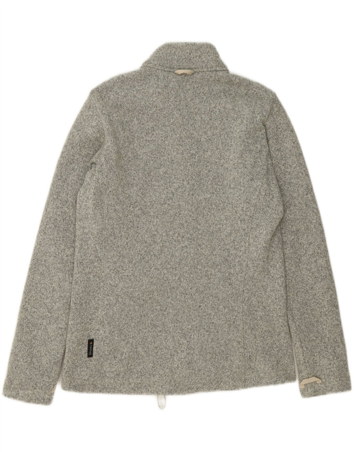 JACK WOLFSKIN Womens Tracksuit Top Jacket UK 14/16 Large Grey Colourblock Vintage Jack Wolfskin and Second-Hand Jack Wolfskin from Messina Hembry 
