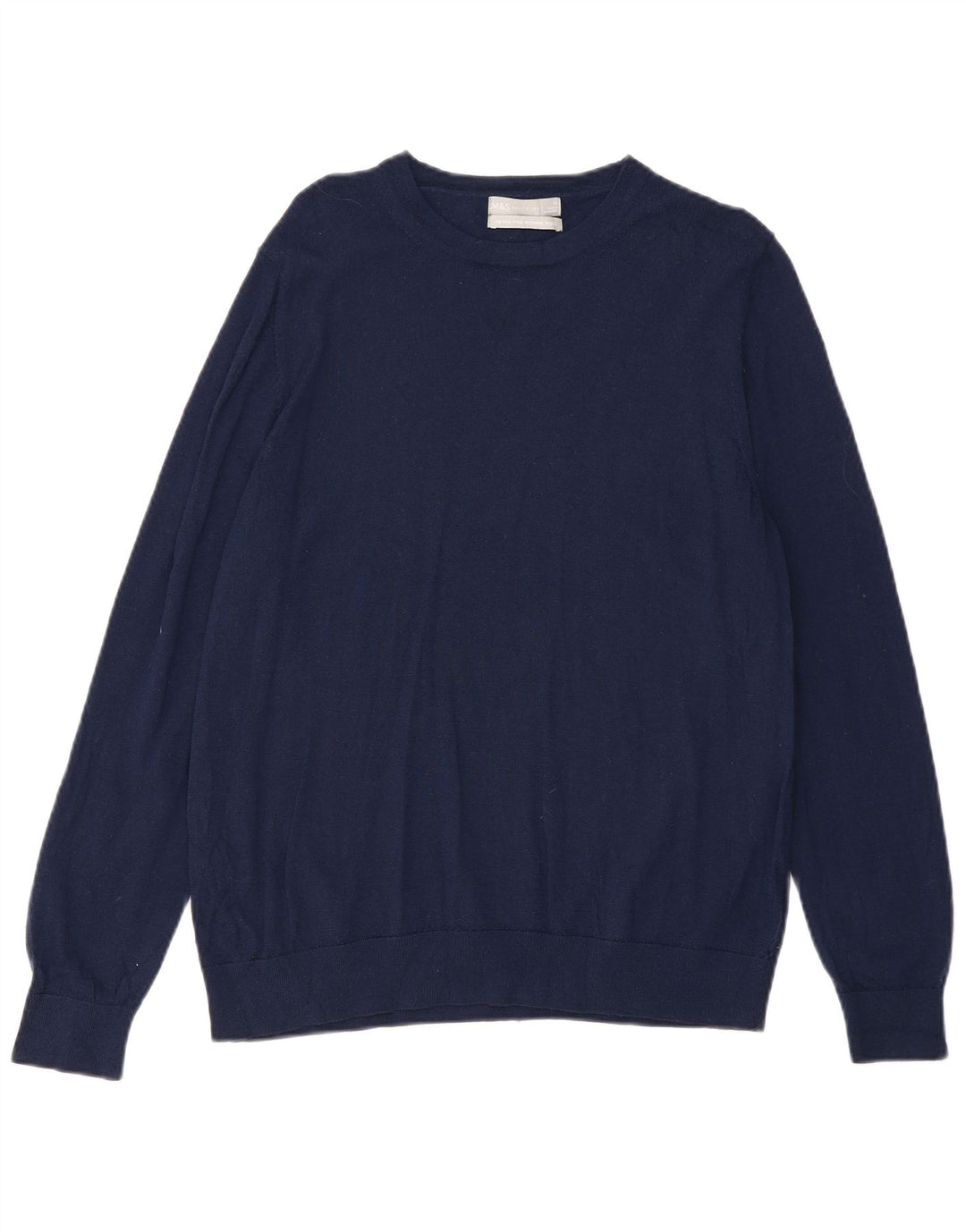 MARKS & SPENCER Dame Boat Neck Jumper Sweater UK 18 XL Navy Blue